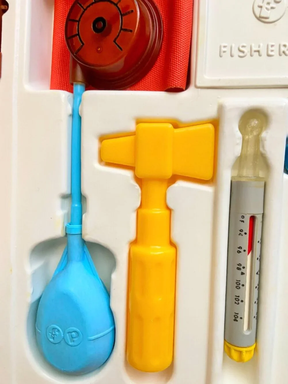 Fisher Price 1977 Vintage Medical Kit 936 Complete Made In USA